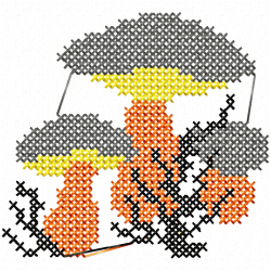 Cross Stitches Embroidery Design 4